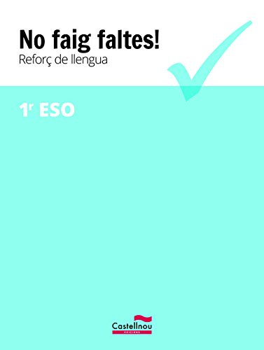 [9788416790364] No faig faltes! Reforç de llengua 1r ESO