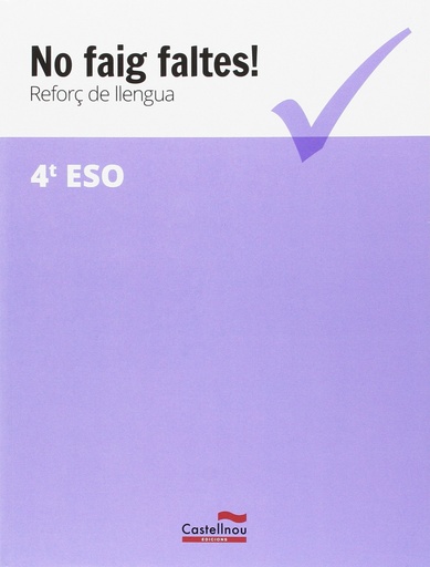 [9788416790395] No faig faltes! Reforç de llengua 4t ESO