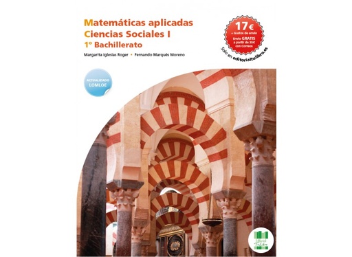 [9788416812752] Matemáticas aplicadas Ciencias Sociales I 1º Bachillerato