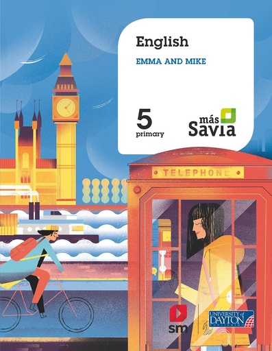 [9788417061951] Emma and Mike. 5 Primaria. Más Savia