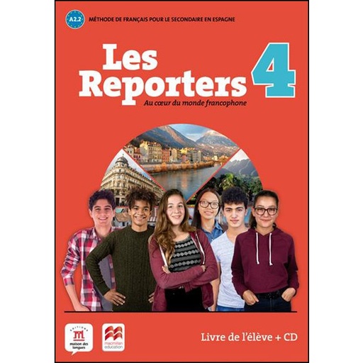 [9788417260248] LES REPORTERS 4 A2.2 LIVRE