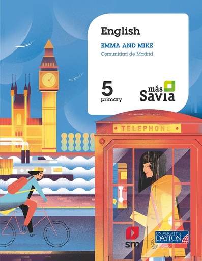 [9788417291280] Emma and Mike. 5 Primaria. Más Savia [Madrid]