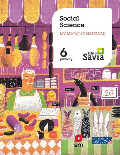 [9788417559359] Social Science. 6 Primary. My learning notebook. Más Savia