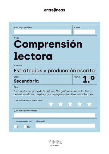 [9788418353499] Entrelíneas 1. Comprensión lectora, estrategias y producción escrita