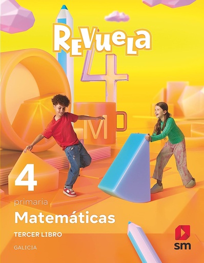 [9788419102737] Matemáticas. Trimestres temáticos. 4 Primaria. Revuela. Galicia