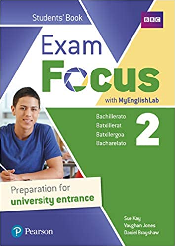 [9788420569987] EXAM FOCUS 2 STUDENT'S BOOK WITH MYENGLISHLAB