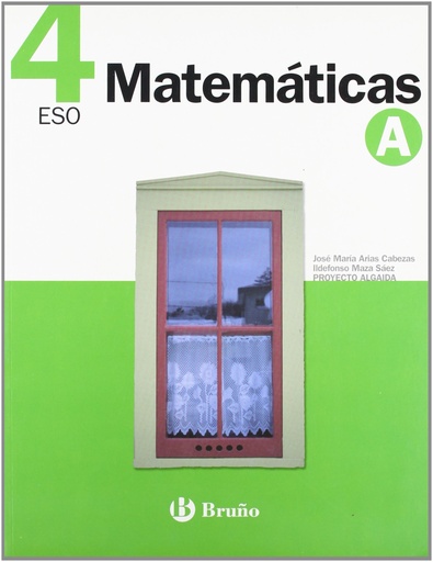[9788421659335] Matemáticas 4 A ESO (ESO 2007)