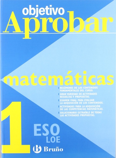 [9788421660089] Objetivo aprobar Matemáticas 1 ESO