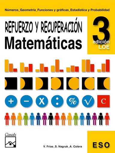 [9788421833186] Refuerzo y recuperación. Matemáticas 3