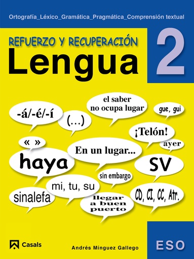 [9788421836620] Refuerzo y recuperación. Lengua 2