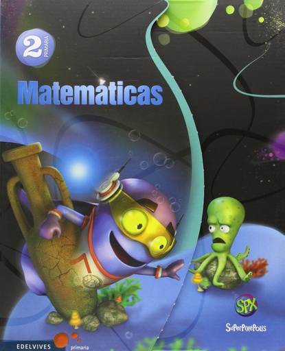 [9788426395863] Matemáticas 2º Primaria (Tres Trimestres) (Superpixépolis)