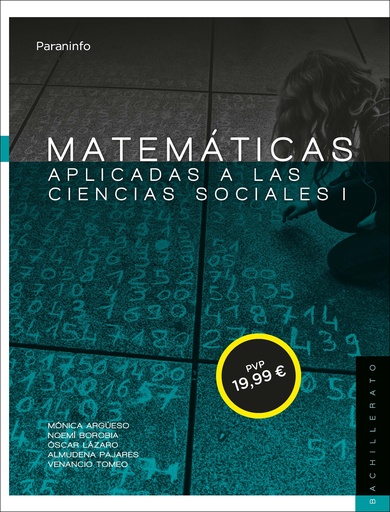 [9788428335485] Matemáticas aplicadas a las ciencias sociales I. 1º Bachillerato (LOMCE)