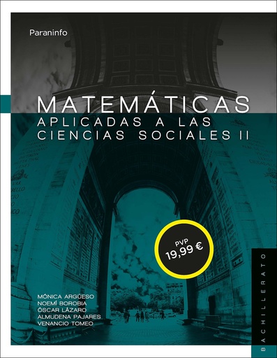 [9788428335508] Matemáticas II para Ciencias Sociales. 2º Bachillerato (LOMCE)