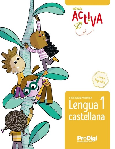 [9788430740536] Lengua castellana 1 EP. Letra ligada - Activa - ProDigi
