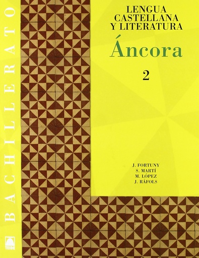 [9788430752843] Áncora 2. Lengua castellana y literatura. Bachillerato