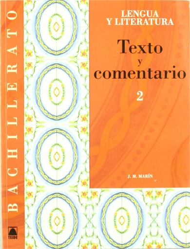 [9788430752959] Texto y comentario - Lengua castellana y Literatura 2 - Bachillerato