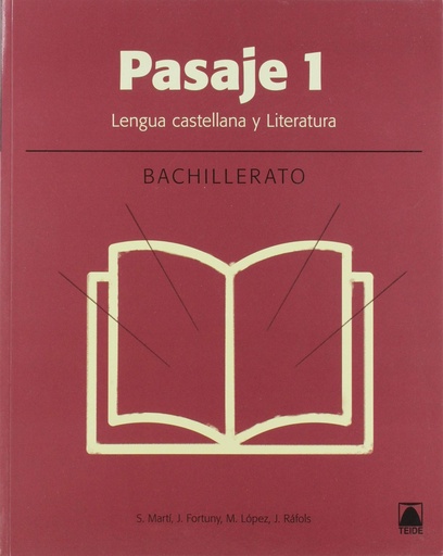 [9788430754045] Pasaje 1. Literatura Bachillerato