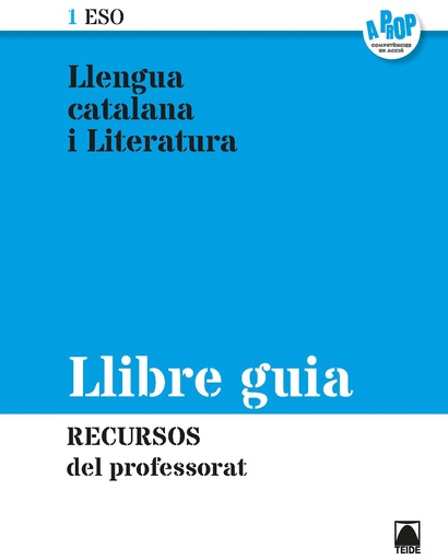 [9788430772698] GD Nou A prop 1. Llengua catalana i Literatura 1 ESO