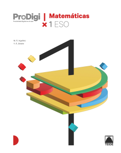 [9788430773114] Cuaderno ProDigi. Matemáticas 1 ESO