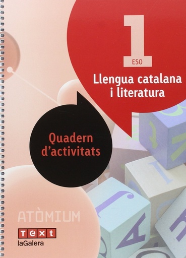 [9788441224377] Llengua catalana i literatura Quadern d'activitats 1 ESO Atòmium