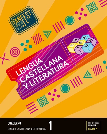 [9788447950294] Cuaderno Lengua castellana y literatura 1º Primaria Fanfest - Espiral