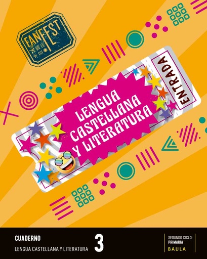 [9788447950331] Cuaderno Lengua castellana y literatura 3º Primaria Fanfest - Espiral