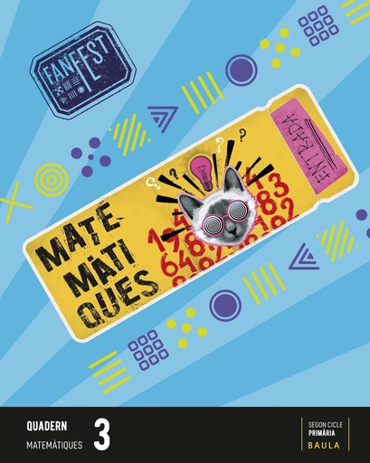 [9788447950348] Quadern Matemàtiques 3r Primària Fanfest - Espiral