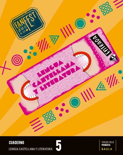 [9788447950379] Cuaderno Lengua castellana y literatura 5º Primaria Fanfest - Espiral