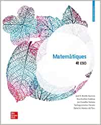 [9788448618421] Matematiques 4 ESO. Llibre alumne