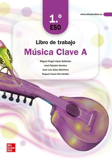 [9788448634124] Libro de trabajo Música Clave A - 1.º ESO