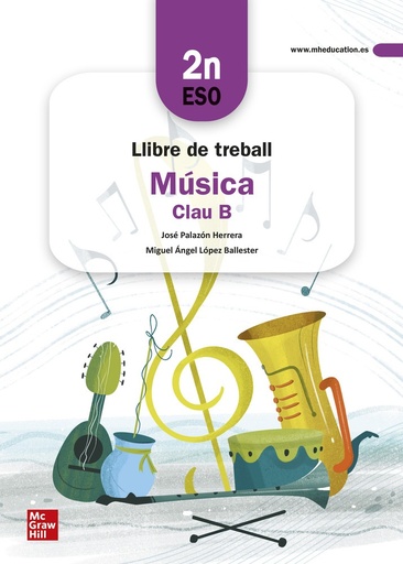 [9788448638375] Llibre de treball Música Clau B - 2n ESO