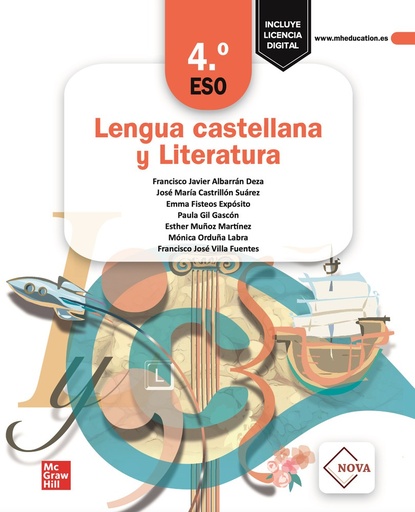 [9788448640507] Lengua castellana y Literatura 4º ESO. NOVA