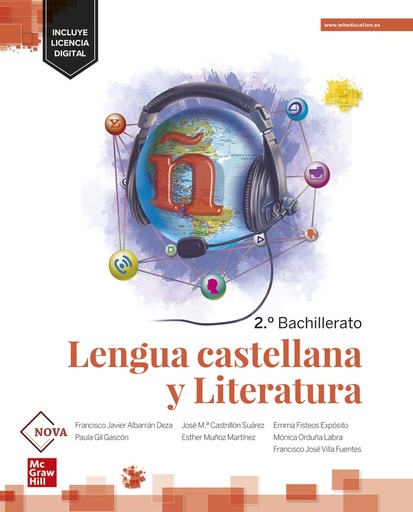 [9788448640538] Lengua castellana y Literatura 2.º Bachillerato. NOVA