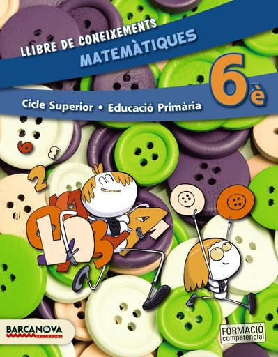 [9788448935351] Matemàtiques 6è CS. Llibre de coneixements (ed. 2015) (Materials Educatius - Cicle