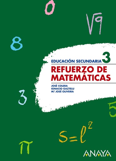 [9788466773997] Refuerzo de Matemáticas 3.