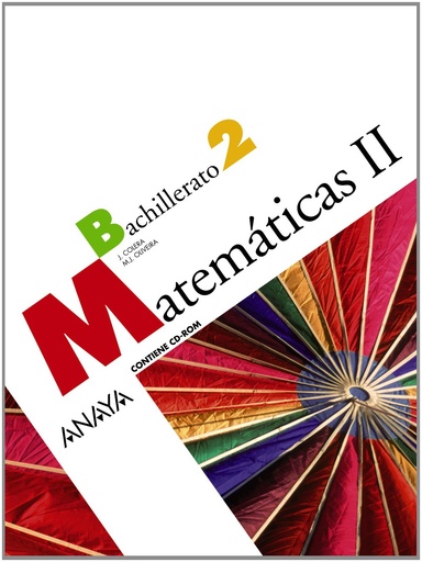 [9788466782494] Matemáticas II ANAYA. Bachillerato 2º