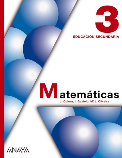 [9788466788663] Matemáticas 3º ESO 9788466788663