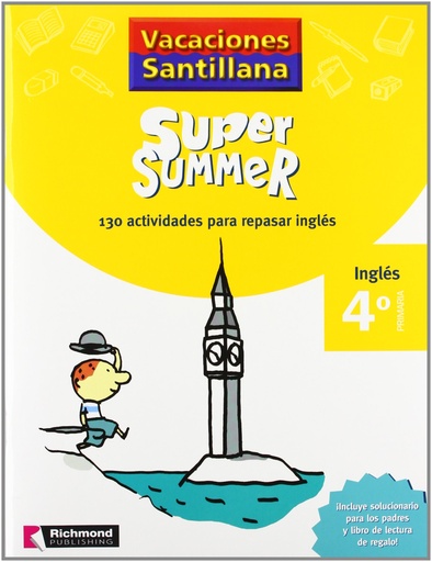 [9788466805711] Vacaciónes Santillana Super Summer, inglés, 4 Educación PriMaría