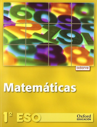 [9788467356663] Matemáticas, 1º ESO ADARVE