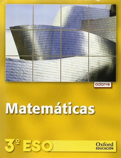 [9788467357714] Matemáticas 3º ESO Adarve: Libro del Alumno
