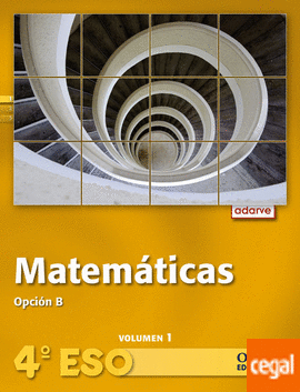 [9788467373769] Matemáticas 4.º ESO Opción B. Adarve.