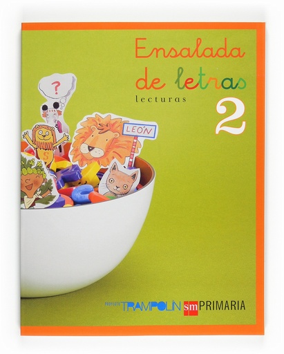 [9788467513561] Lecturas: Ensalada de letras. 2 Primaria. Trampolín