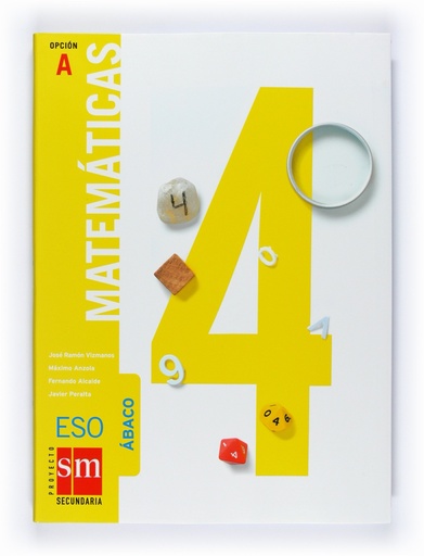[9788467528329] Matemáticas A, Ábaco. 4 ESO