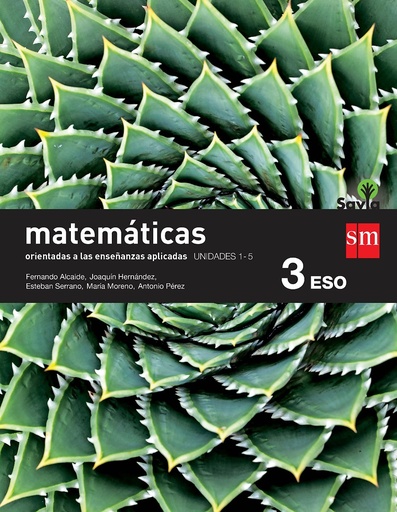 [9788467583373] Matemáticas orientadas a las ciencias aplicadas. 3 ESO. Savia. Trimestres - Pack de 3 libros