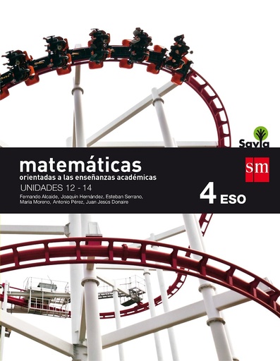 [9788467587081] Matemáticas orientadas a las enseñanzas académicas. 4 ESO. Savia. Trimestres