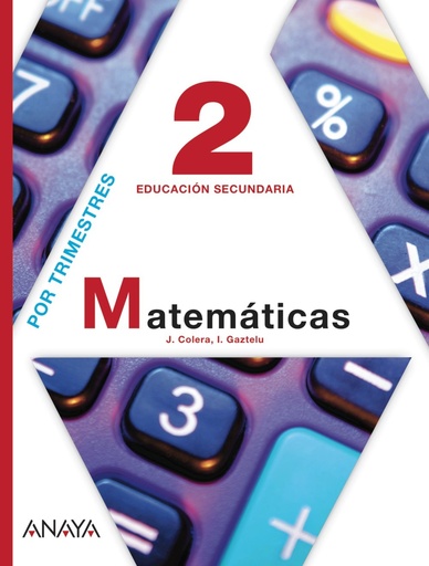 [9788467802238] Matemáticas 2 ESO. Por Trimestre