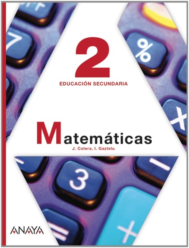 [9788467822052] Matematicas 2 ESO. ANAYA