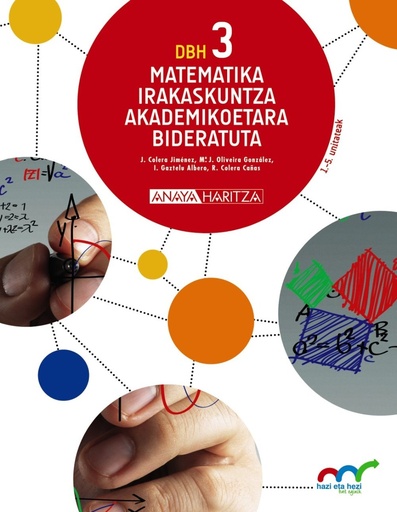 [9788467853469] Matematika irakaskuntza akademikoetara bideratuta 3 Eso Anaya