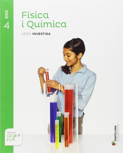 [9788468008233] FISICA I QUIMICA SERIE INVESTIGA 4 ESO SABER FER