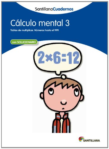 [9788468012391] CALCULO MENTAL 3 SANTILLANA CUADERNOS